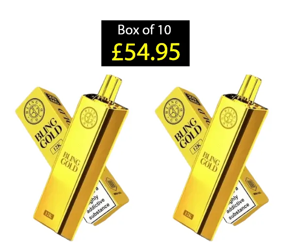 Bling Gold 12k Box of 10