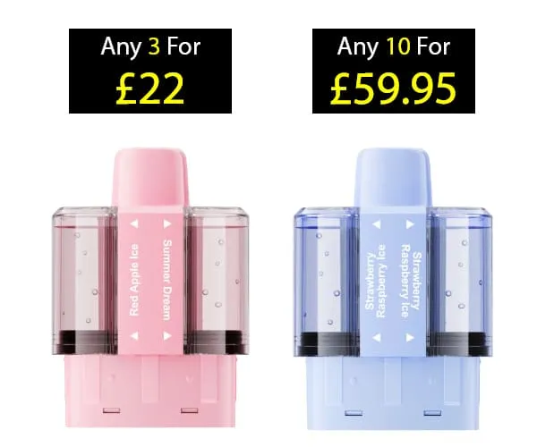 Crystal Pro Switch 30K Replacement Pods 20mg + Free Shipping