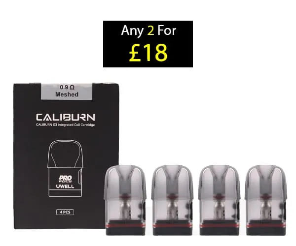 Uwell Caliburn G3 Replacement Pod 4 Pack