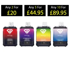 Crystal Galaxy 10000 Digital Display 2% 20mg Disposable Device