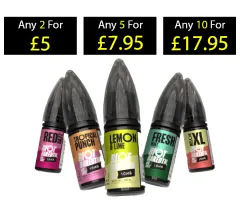 RIOT Bar EDTN Nic Salt E-Liquids
