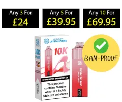 Crystal Prime 10000 Puffs Vape 20mg | From £6.99