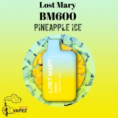 Pineapple Ice Lost Mary BM600 Disposable Vape 2% Nicotine