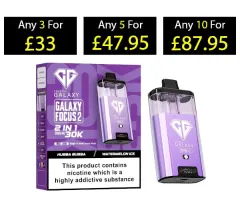 Crystal Galaxy Focus 2 30K Prefilled Pod Vape Kit | From £9.95
