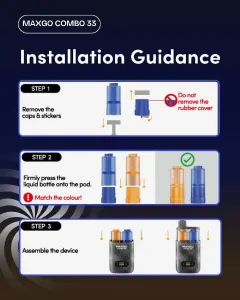 RELX Maxgo Combo 33000 Puffs Dual Flavour Disposable Pod Kit 2