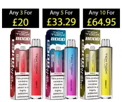 Tick Tock Magic 8000 Puffs 20mg Vape Kit | From £6.49
