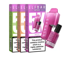 Elf Bar AF5000 V1 Rechargeable Vape Kit – 5000 Puffs of Flavour