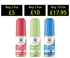 Bar Juice 5000 Salt E-Liquid ELF & ELUX Flavours 2% Nicotine