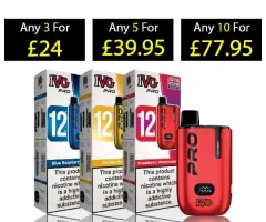 IVG Pro 12 Prefilled Pod Vape Kit 10k Puffs 20mg